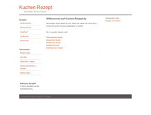 Tablet Screenshot of kuchen-rezept.de